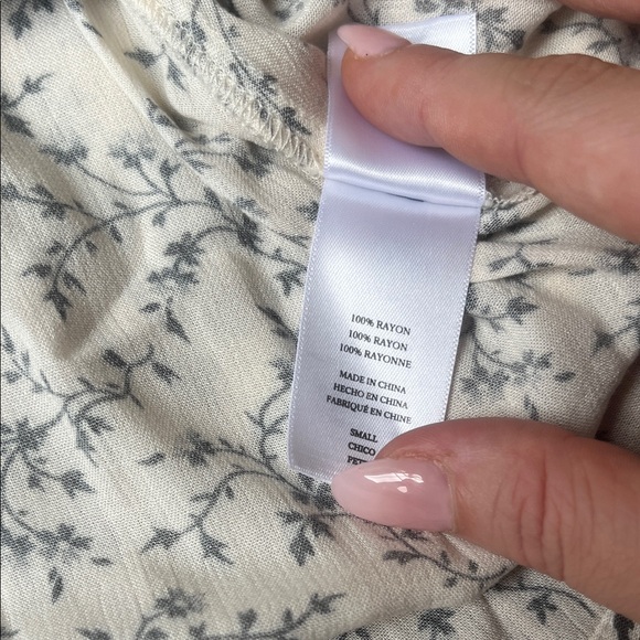 Rails White and Black Floral Skater Skirt - Picture 6 of 7